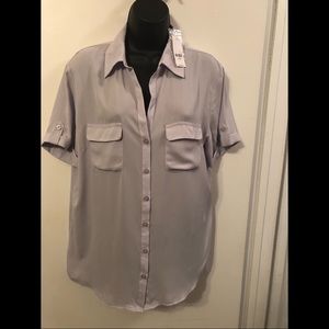 NY&C V Neck Lavender Blouse